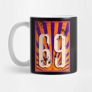 69 Retro Logo Style Mug